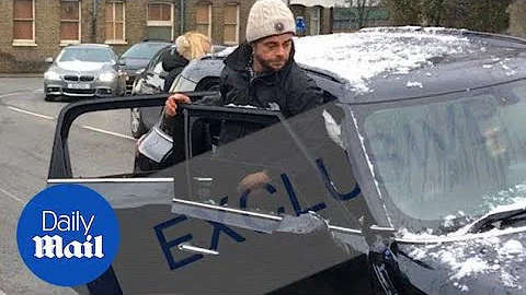 Ant McPartlin looks shaken and unsteady after car ...