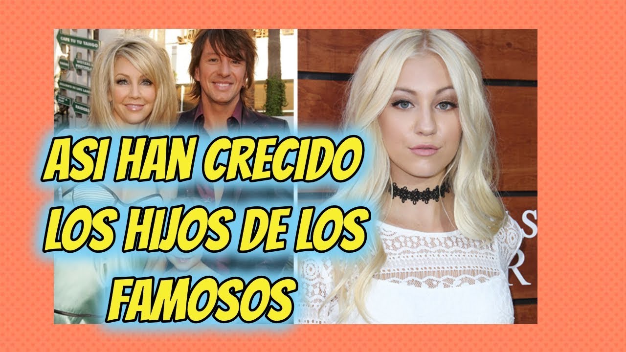 Así han crecido los hijos de los famosos - YouTube