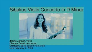 Janine Jansen Live 2024 (Sibelius)