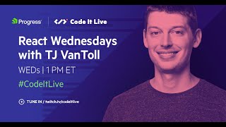 #React Wednesdays: Live Coding a Demo Dashboard into a Real-World App | #twitch #stream