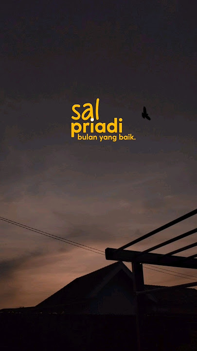 Sal Priadi - Bulan yang baik #salpriadi #music #liriklagu #videolyrics #songlyrics #musicvideo