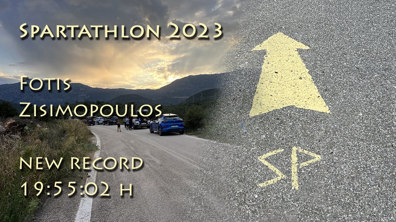 Spartathlon 2023, Fotis Zisimopoulos, 246 km from Athens to Sparta, 19:55:02 H