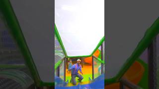 POV when sliding blue slide  #blippi #funny