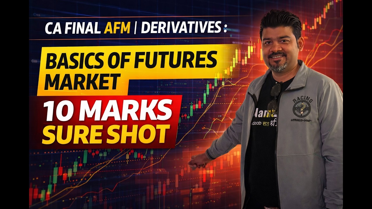 90% don’t know this !!! AFM Derivatives: Futures Ka Basics : Part 1 By CA Sankalp Kanstiya