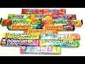 A lot of Candy Fruit Chews Countdown