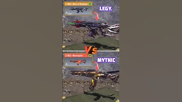 Legy. vs Mythic M13😍 #comparison #ytshorts #shortsfeed  #codm #codmobile #shorts #shortvideo #nice