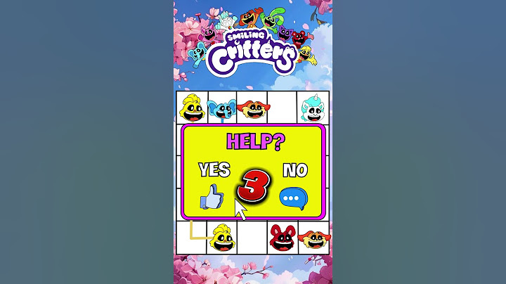 Please help me pass the IQ test level 999 - Smiling Critters Poppy Playtime Chapter 3 #shorts