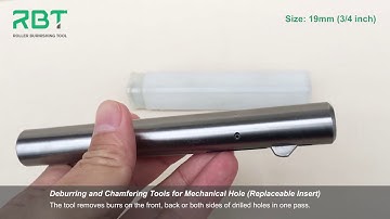 Deburring Tool for Metal Hole (Insert Replaceable) Size: 19mm (3/4 inch)