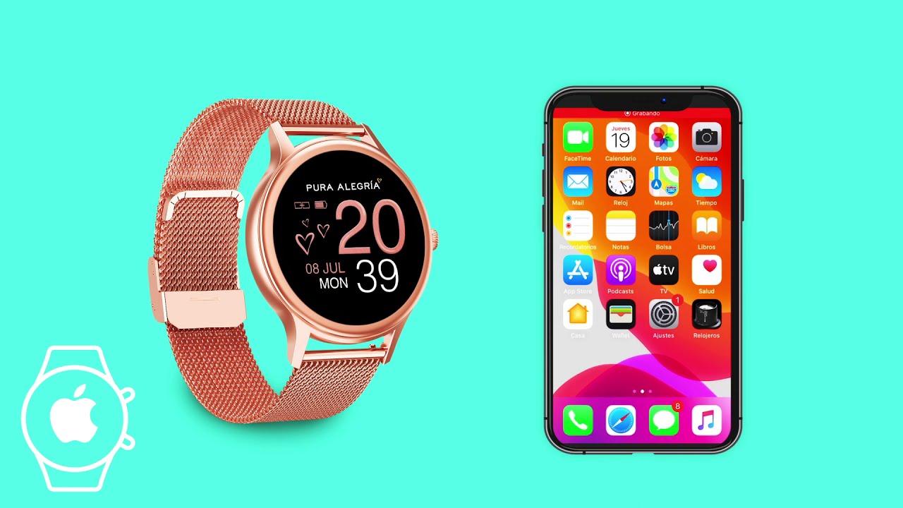 Tutorial Vinculación iOS | Smartwatch Pura Alegría - YouTube