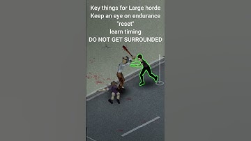How to fight hordes with melee in  #projectzomboid #projectzomboidtips #gaming