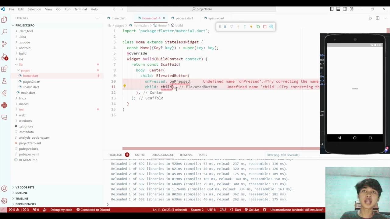 Cara Routing dan Membuat Splash Screen Di Flutter - YouTube