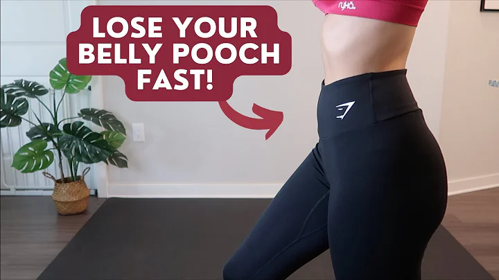 3 minute BELLY POOCH WORKOUT // Lose Lower Belly F...