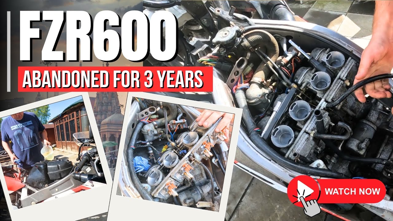 Yamaha FZR600 Left Outside for 3 Years | Forgotten Sportbike Revival!