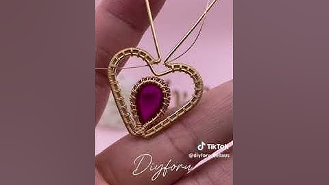 How to Make a Heart Necklace | Step-by-Step Guide by DIYforu_Della_EU