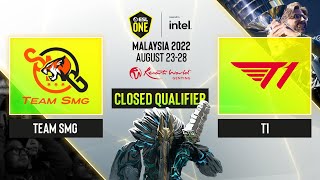 Dota2 - Team SMG vs T1 - Game 1 - ESL One Malaysia 2022 SEA: Closed Qualifier