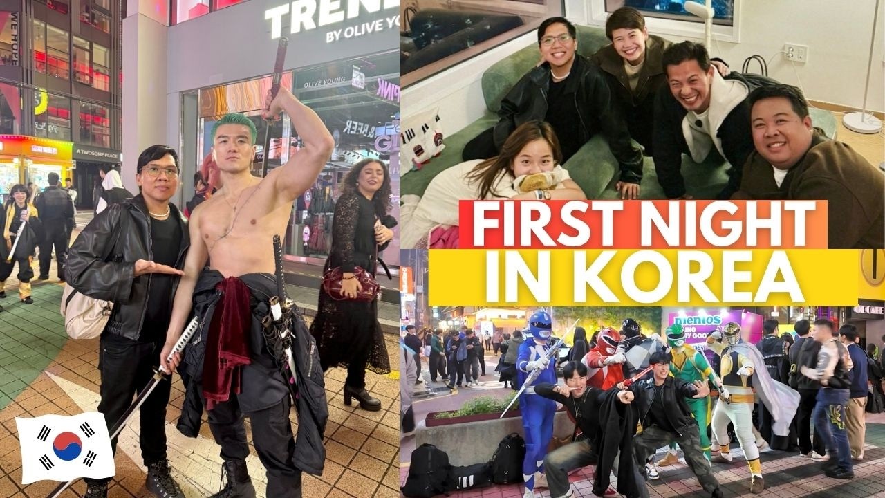 FIRST NIGHT IN KOREA | Hongdae Nightlife is Crazy!