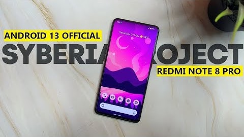 How to install Syberia OS OFFICIAL Android 13 GAMING ROM for Redmi Note 8 pro #redminote8pro  🔥
