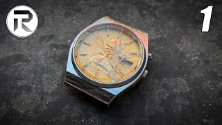 Restoration of a Vintage Orient 46943 Part 1.  Automatic Watch .Japanese Watch.