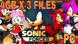[ 4GB X 3 FILES ] HOW TO INSTALL AND PLAY SONIC FORCES PC WITH GAMEPLAY
