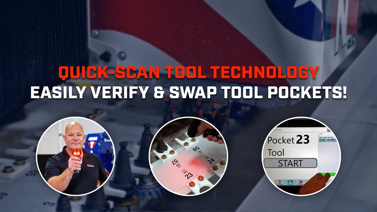 TITAN 4000 CNC Router Series | Easily Verify or Update Tool Pockets (Quick-Scan Tool Technology)