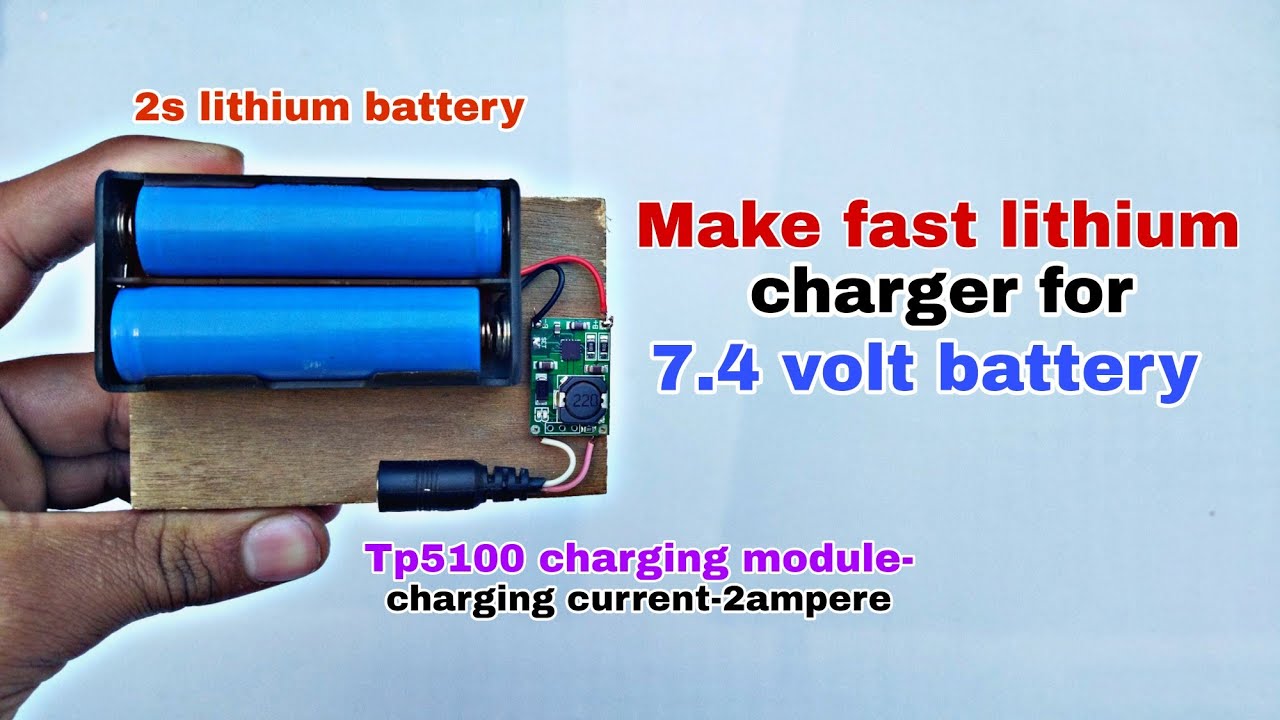 7.4 volt battery charger, Tp5100 charger, 2s battery charger,make fast lithium  battery charger 