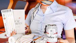 ASMR | First-Class Lounge Flight Attendant✈ Roleplay | Skincare, Massage, Personal Attention