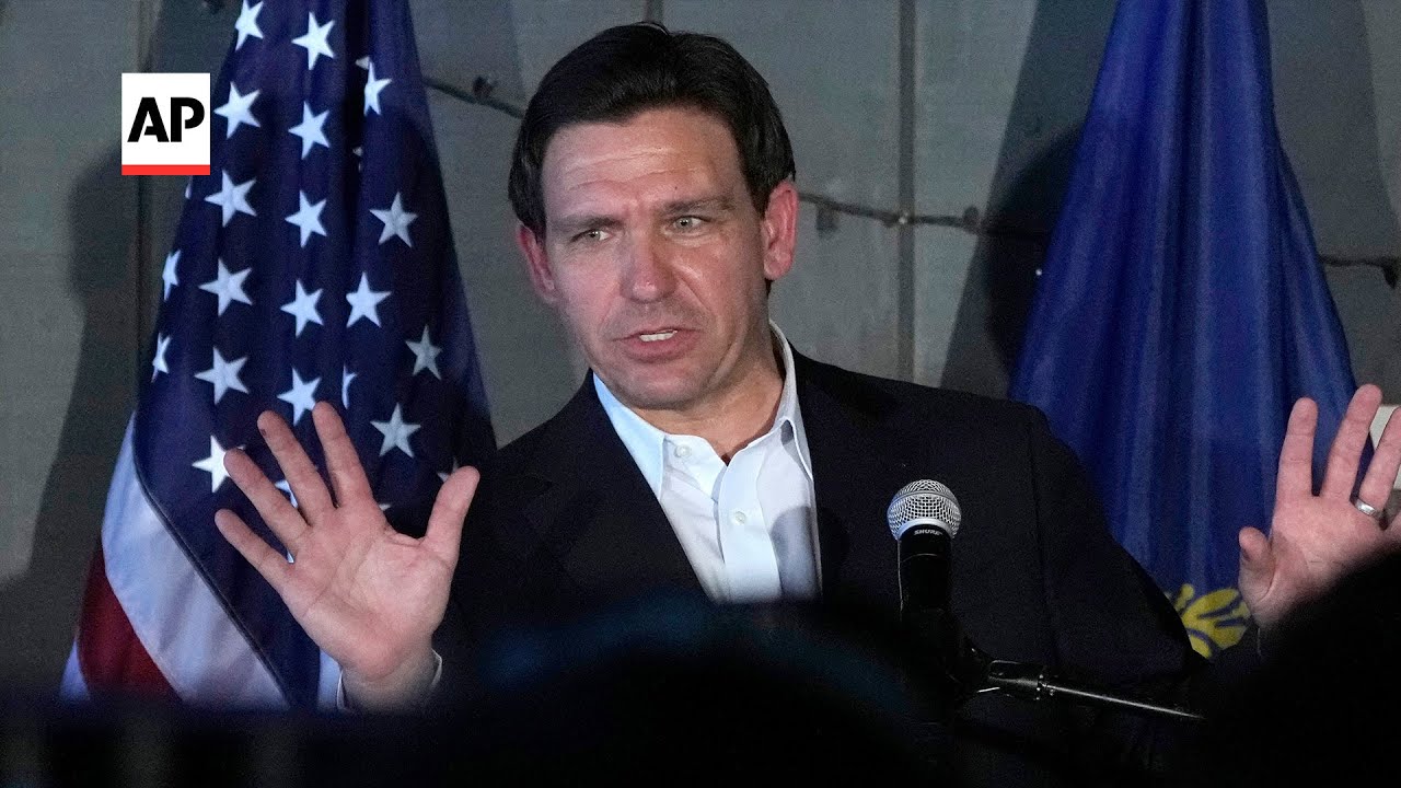 DeSantis takes jabs at 2024 rival Trump