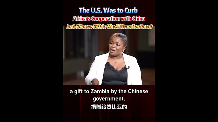 The U S  Was to Curb Africa‘s Cooperation With #China in A Chinese Gift to The #African Continent #u