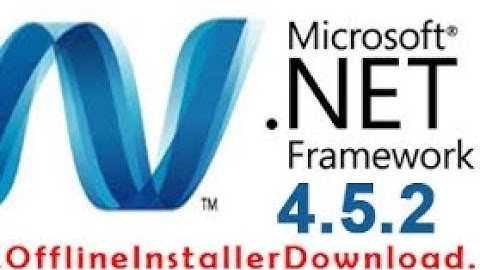 Microsoft .NET Framework 4.5.2 Web Installer