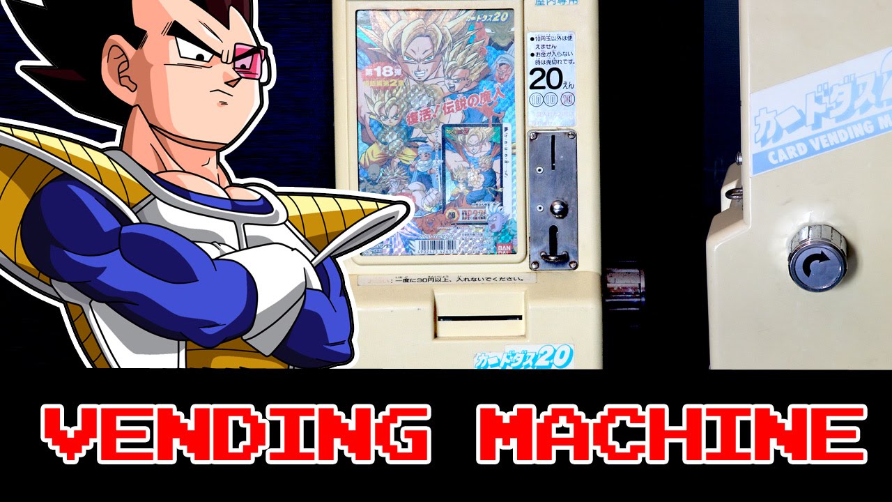 vending machine Shockers Dragon Ball 