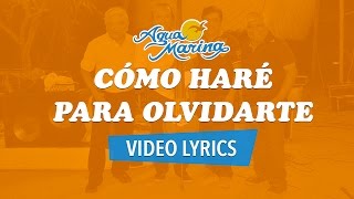 Miniatura del video "Agua Marina - Cómo Haré Para Olvidarte (Video Lyrics OFICIAL)"