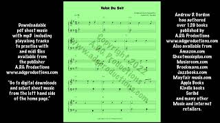 Valse Du Soir from a collection of Blues/Rock songs for the beginner by Andrew D. Gordon