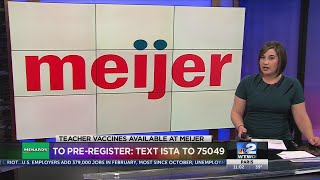 Meijer prepares to administer 10,000 COVID-19 vaccines to teachers throughout Indiana
