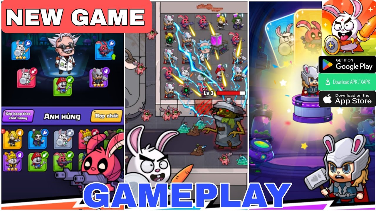 [ New Game ] Biệt đội Thỏ: TD 2077 - Rabbit Squad: TD 2077 Gameplay ...