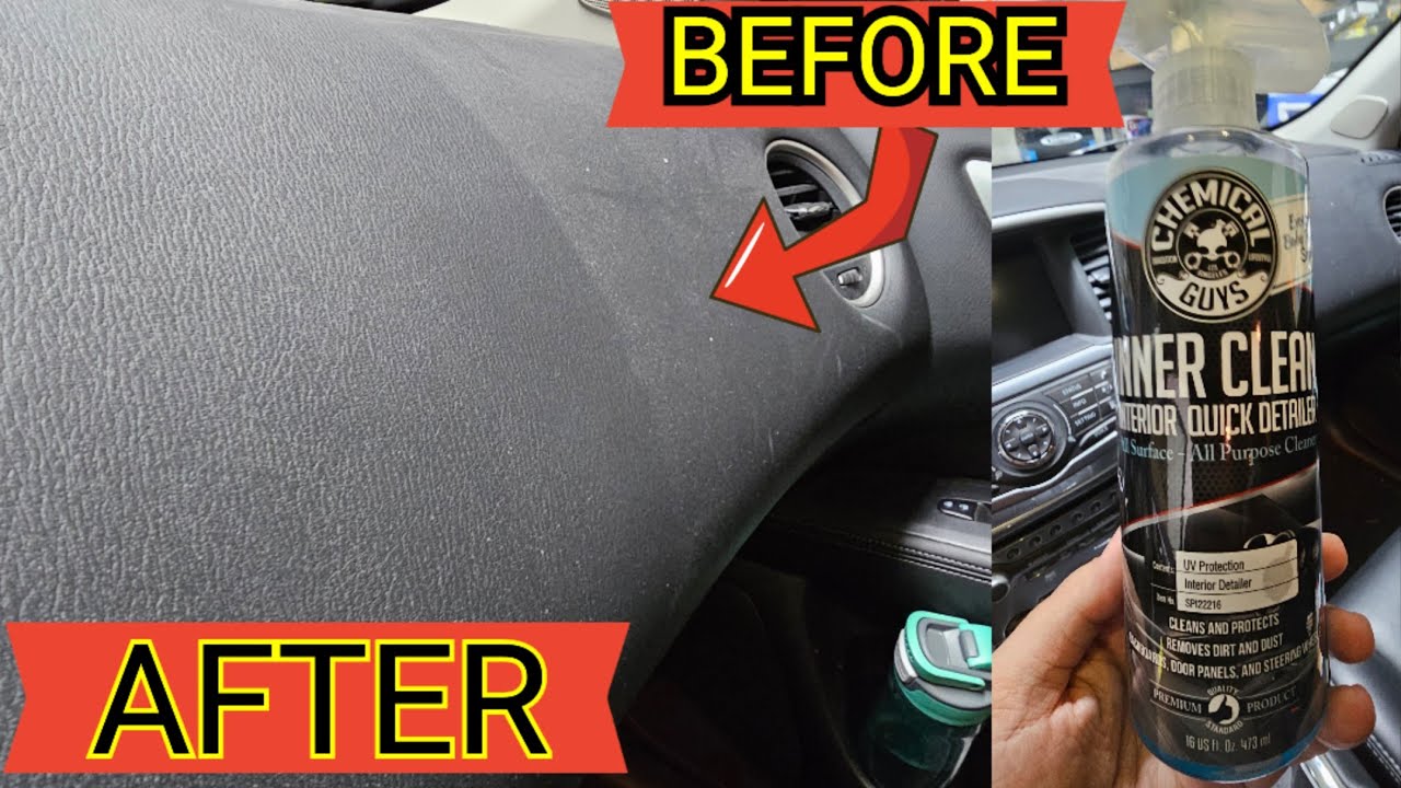 CHEMICAL GUYS INTERIOR QUICK DETAILER REVIEW **THE BEST INTERIOR