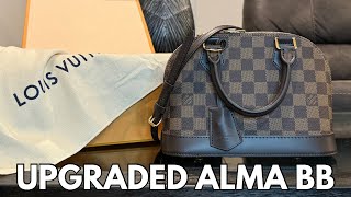 FINALLY An Adjustable Strap! | Upgraded Louis Vuitton Alma BB | Is It Worth The Price Increase?