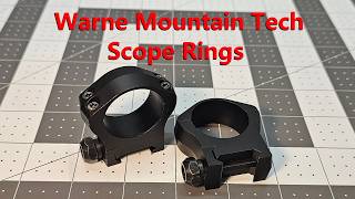 Warne Mountain Tech 30mm Scope Rings - Lightweight, Strong and Good Looking.