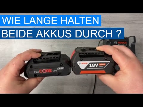 Hält der ProCore 18V Akku von Bosch genau so lange durch ?