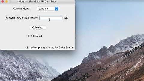 Electricity Bill Calculator Java Program