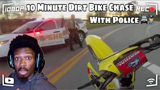 12 MINUTES OF POLICE CHASE GETAWAYS | COPS VS DIRT BIKES 😱🔥 REACTION !