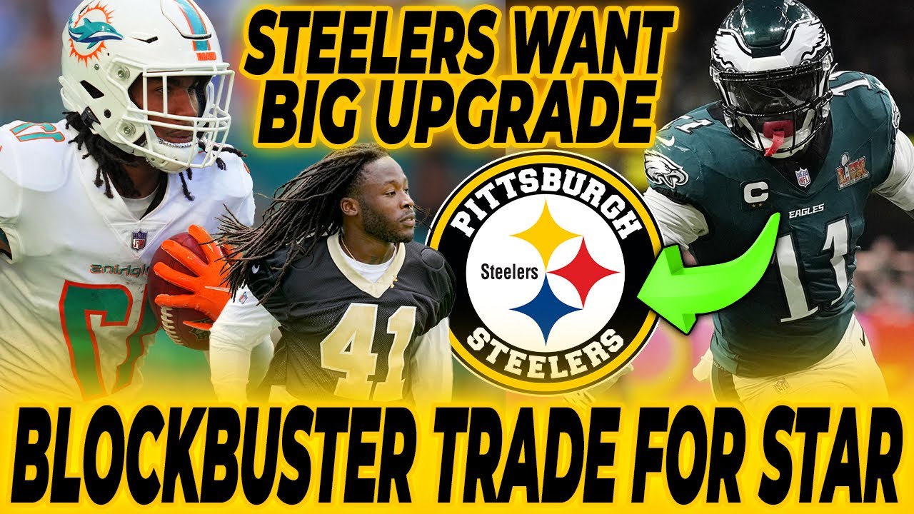 OUT NOW! STEELERS COULD TRADE TE AND LB TO LAND STAR WR FROM EAGLES AND STILL CHASE WR FROM DOLPHINS