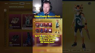 NEW Scales Sidekick, Ilia &amp; NF Emote, Adidas kicks! 4/18/26 Shop| #Fortnite #ItemShop #fortnitetoday