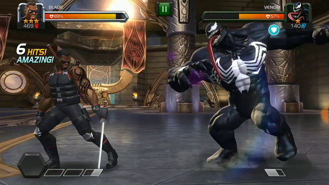 Blade vs venom marvel contest of champions