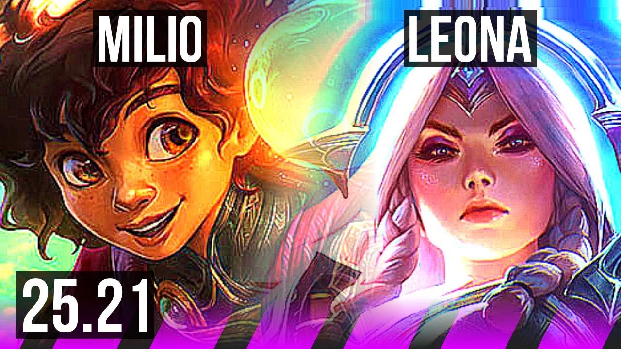 MILIO & Jinx vs LEONA & Kai'Sa (SUP) | 3/3/23 | EUW Master | 25.21