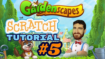 How to make GARDENSCAPES game - Scratch 3.0 Tutorial #5