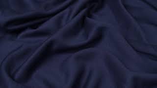 Mood Fabrics 312059 Italian Insignia Blue and Black Reversible Double Knit