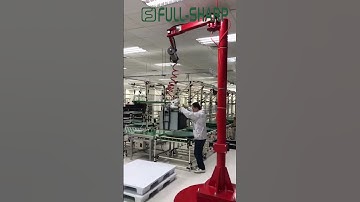 Cầu trục xoay gấp khúc nâng hạ kẹp thiết bị điện tử #fullsharp #cautrucxoaygapkhuc #vacuumlifter