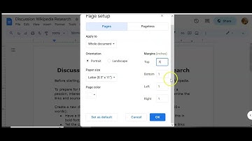 How to Adjust Margins in Google Docs