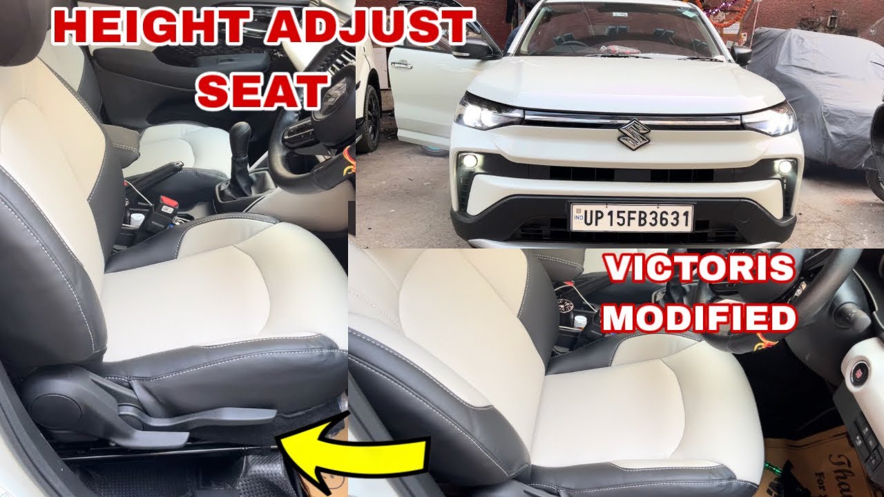Height adjust seat installed in victoris 🔥base model modified🔥