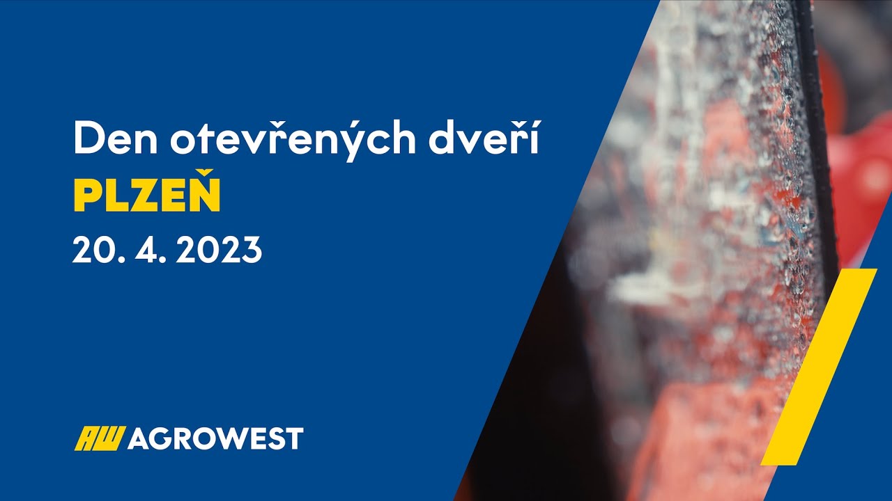 Agrowest Plzeň - Den otevřených dveří 20.4.2023